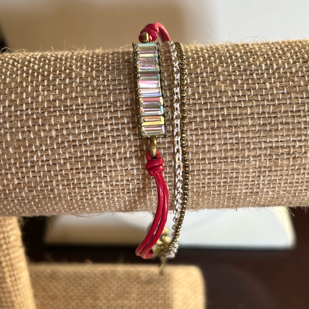 Chloe + Isabel Leather + Baguette Bracelet